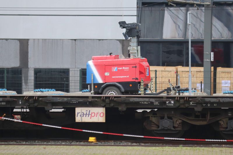 Werkzaamheden aan verbreding perron Utrecht Centraal